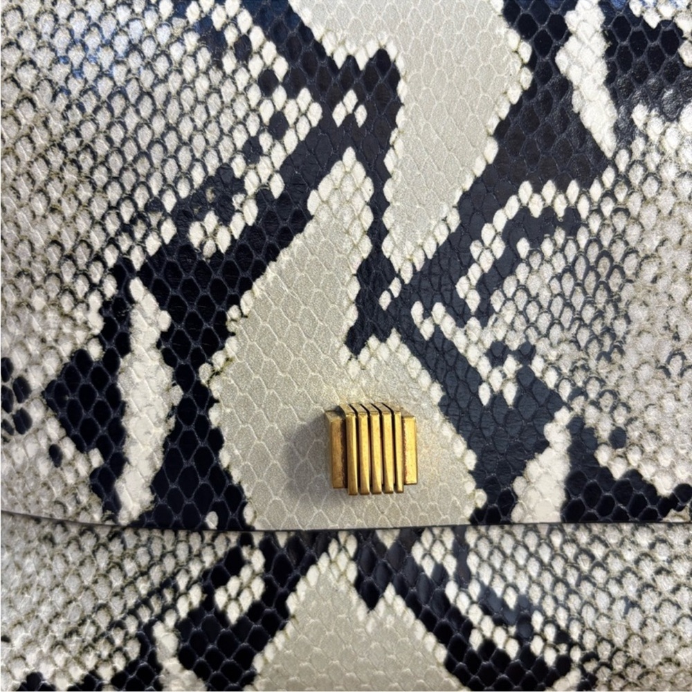 KHAITE Audrey Python Snake Crossbody Shoulder Clu… - image 5